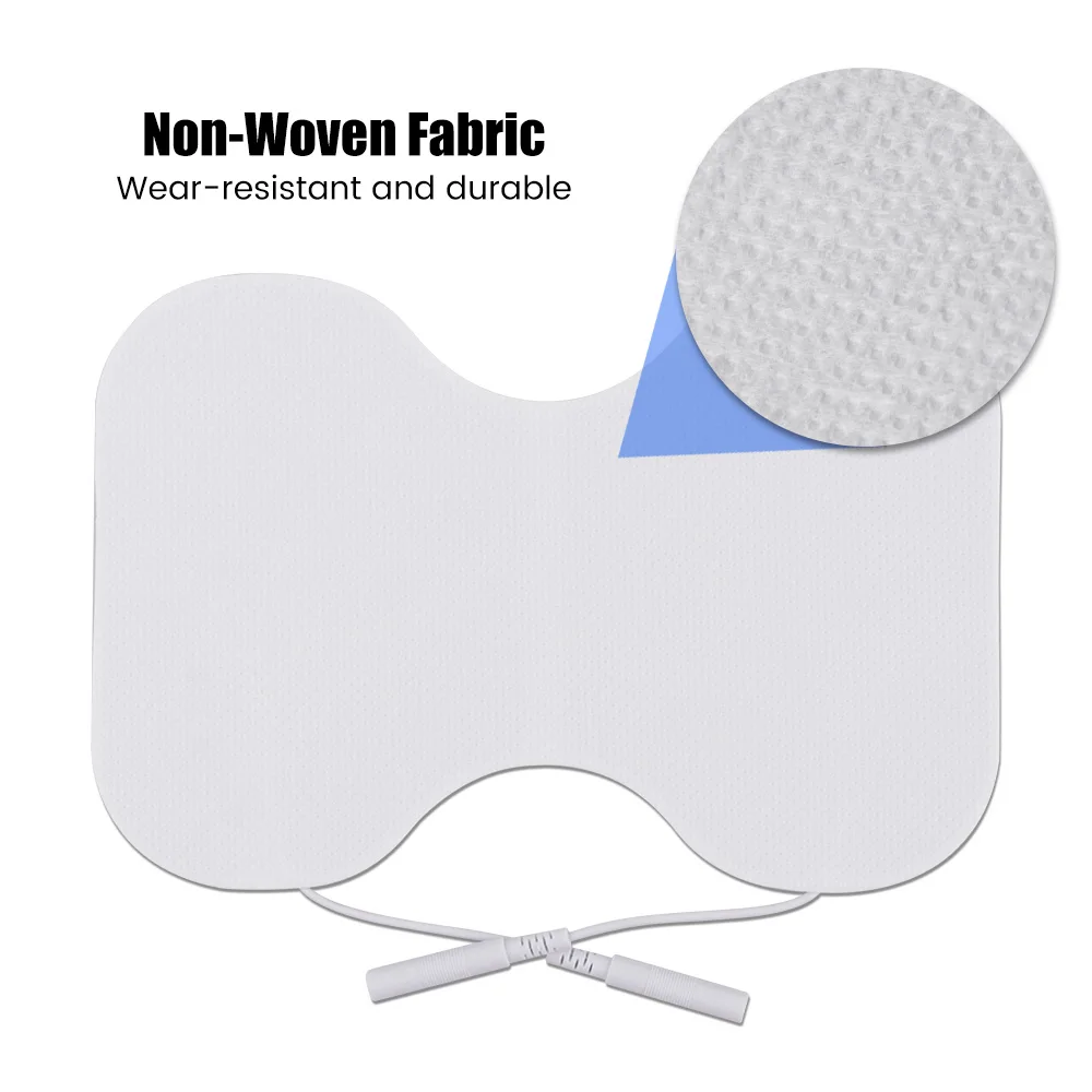 2/4PCS TENS Unit 2mm Plug Electrode Pad for Waist and Back Acupuncture Treatment Massager Replacement Muscle Stimulator Stickers electrode pads
