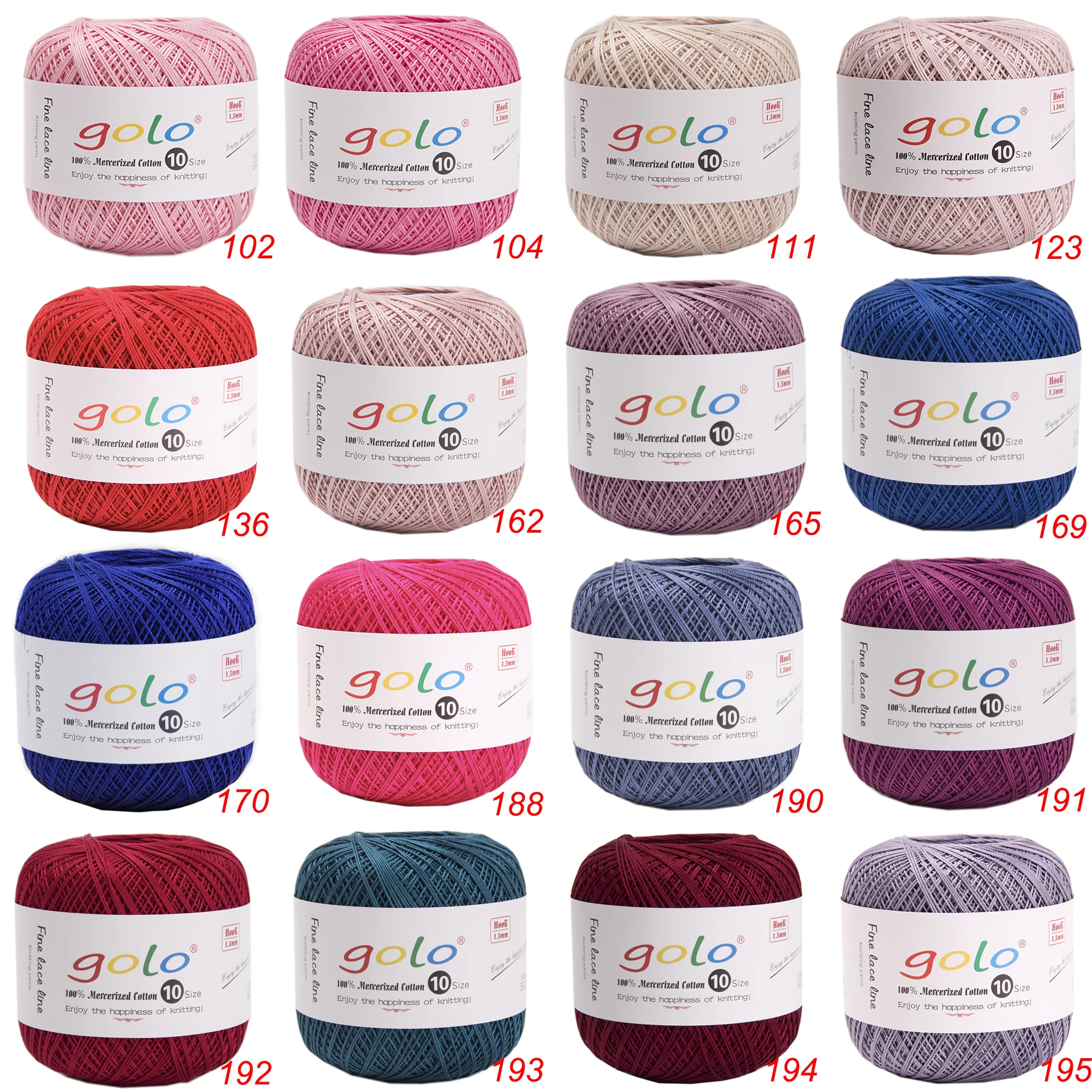 Description Picture 5 of itemCrochet Thread Size 10 Yarn for Hand Knitting Crochet Yarn for Knitting Lace thread