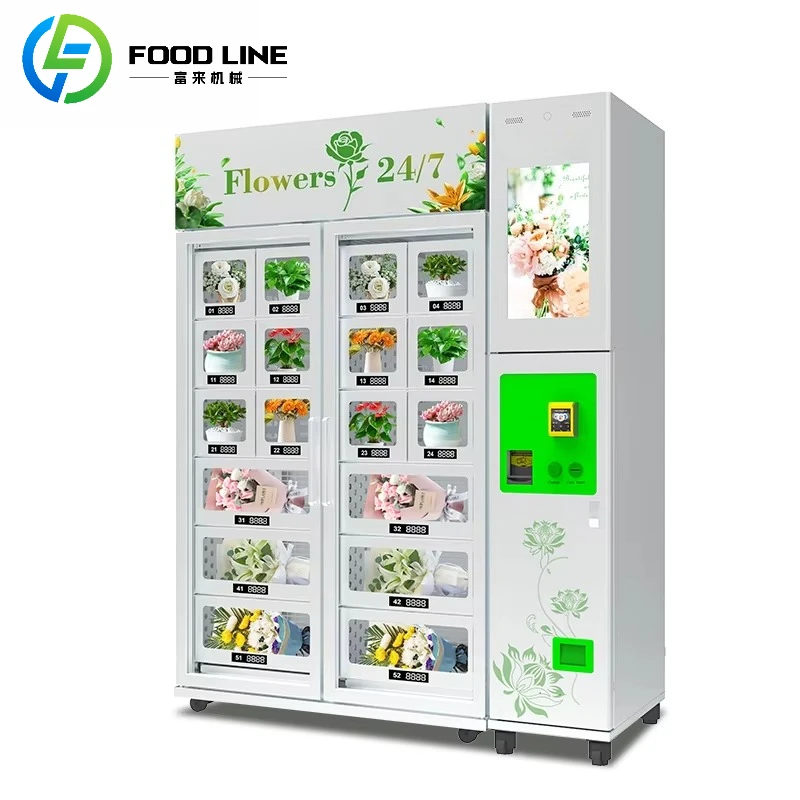Smart Florist Vending Machine With Real Time Inventory Management Multi ...