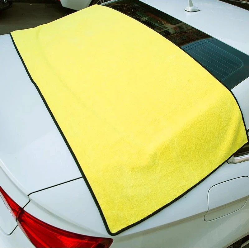 60*130/160cm Auto wasch handtuch Mikro faser Reinigungs tücher mit hoher Wasser aufnahme verdickt weiches Wasch trocknungs tuch Professional – Detail 7