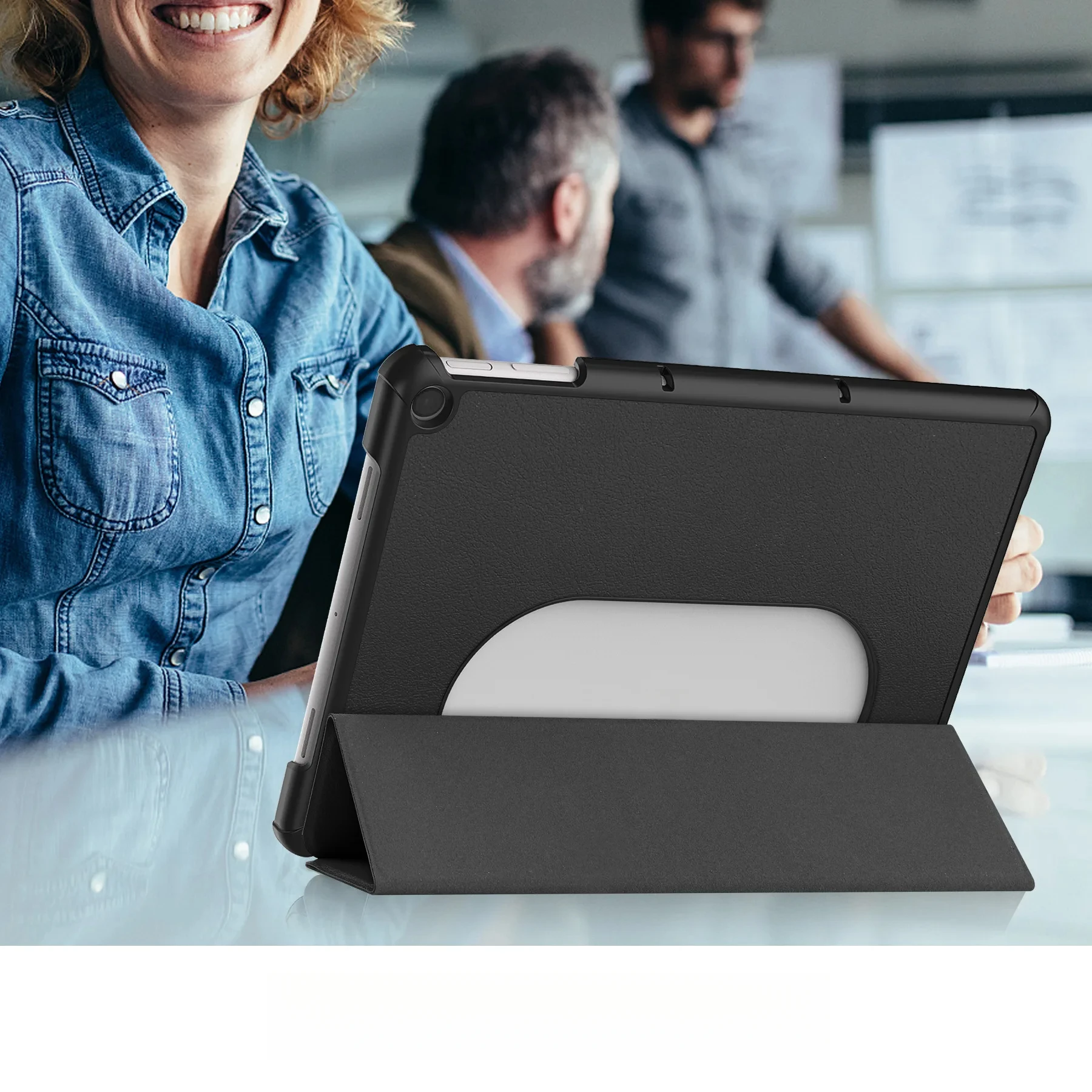 Für Google Pixel Tablet 11 Zoll Tablet-Hülle 2023 Dreifach Faltbare Schutzhülle – Detail 12