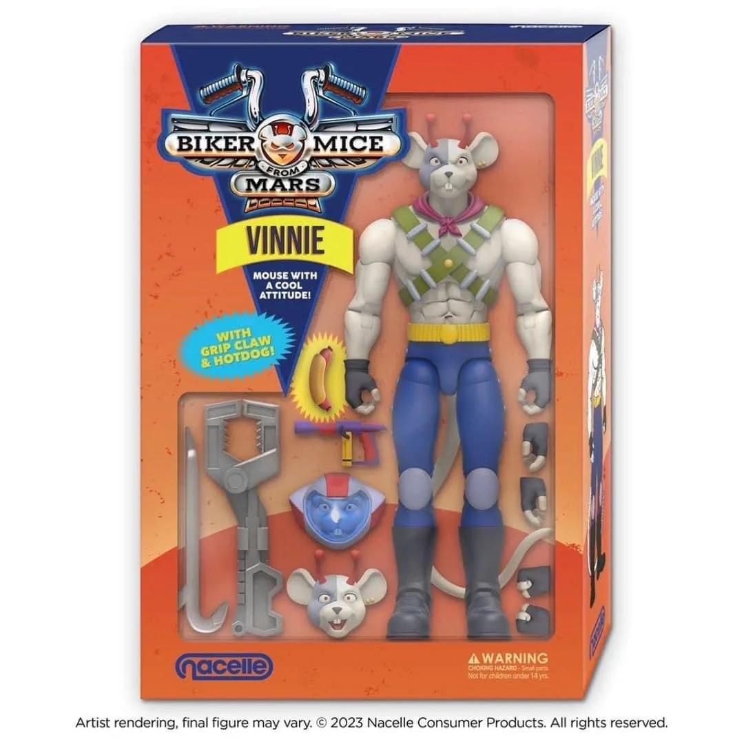 マーズのアクションフィギュアからのナセルバイカーマウス,アニメの