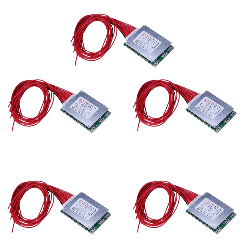

Top Deals 5X 14S 52V 35A Li-Ion Lipolymer Battery Protection Board BMS PCB Board For E-Bike Escooter