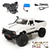 WPL C24 Upgrade C24-1 1:16 RC Car 4WD Radio Control Off-Road Mini Car RTR KIT Rock Crawler Electric Buggy Moving Machine 1