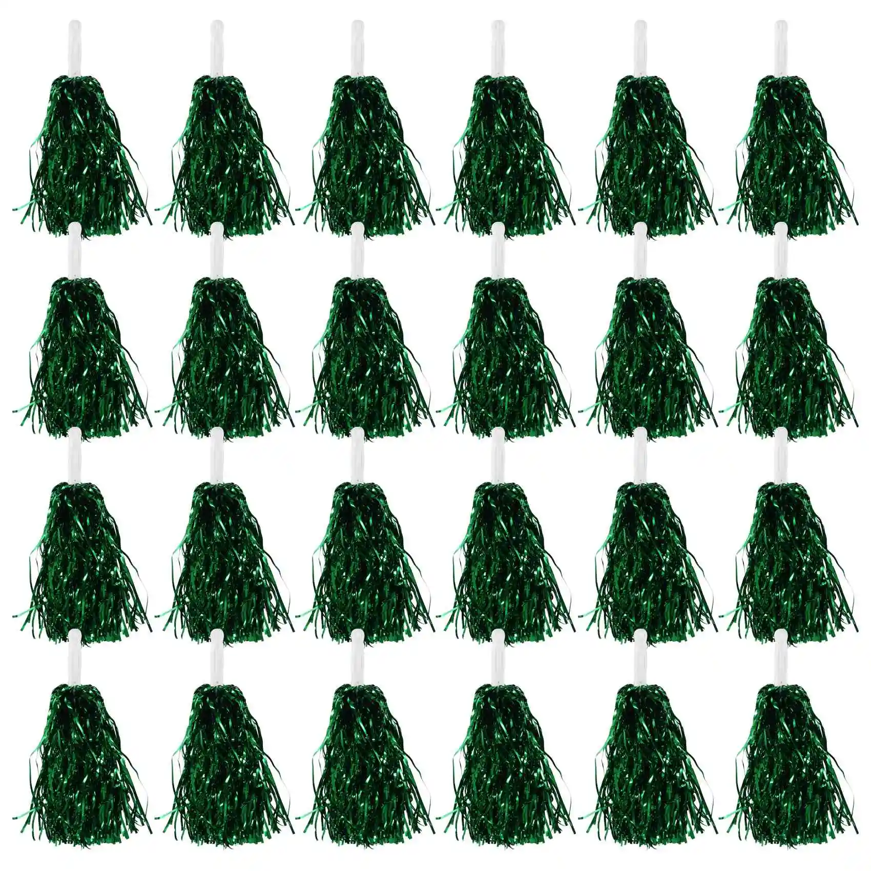 A69P-24Pcs ġ�� ���� Pom Poms �ݼ� ȣ�� ġ�� ���� Pom Poms ���ο� �ö�ƽ ������ ��� ġ�� ���� ��Ƽ