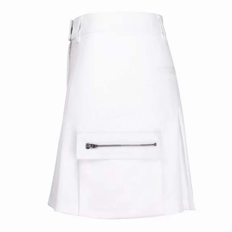 Golf Women's Summer New Outdoor Sports Shorts Inner Skirt Solid Color Lady Versatile Breathable Side Pocket Casual Short Skirt