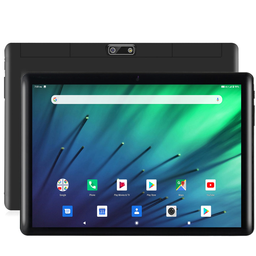  Global Version 10.1 Inch Octa Core Tablet Pc 4GB RAM 64GB ROM Google Play Dual Cameras Dual SIM Phone Call Bluetooth Wifi Tablet