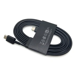 Super Fast 25W USB - C PD Wall Charger - US Plug Adapter - Black Cable