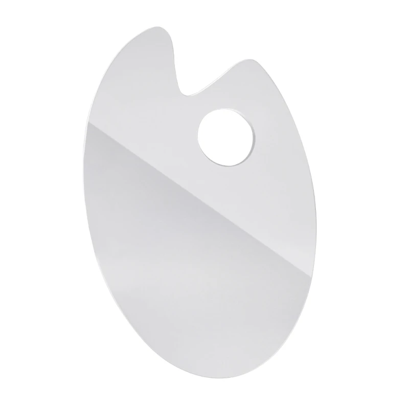 

Clear Paint Palettes for Acrylic Painting Oval Art Paint Pallet Holder Tray