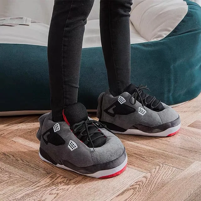 Cozy High-Top Plush Slippers for All Ages with Anti-Slip Thick Soles - Image 2
