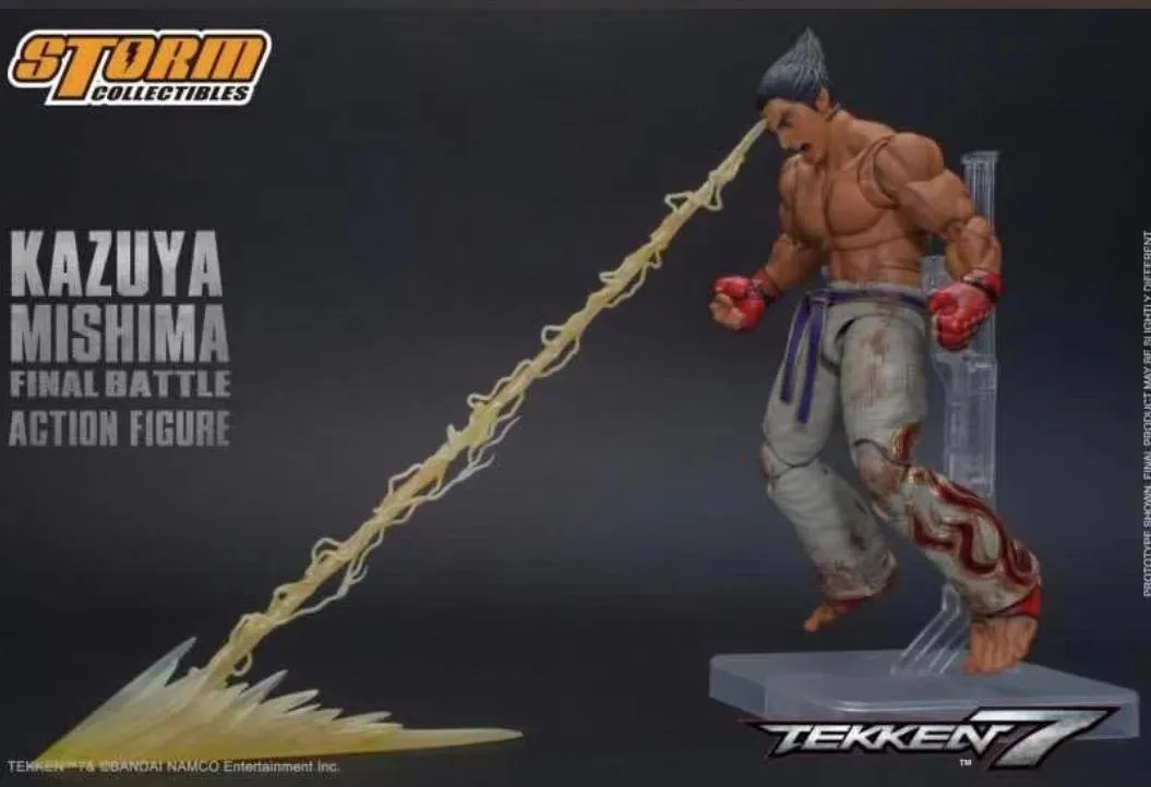 Figuras de Ação BANDAI Tekken Kazuya Mishima 17 cm