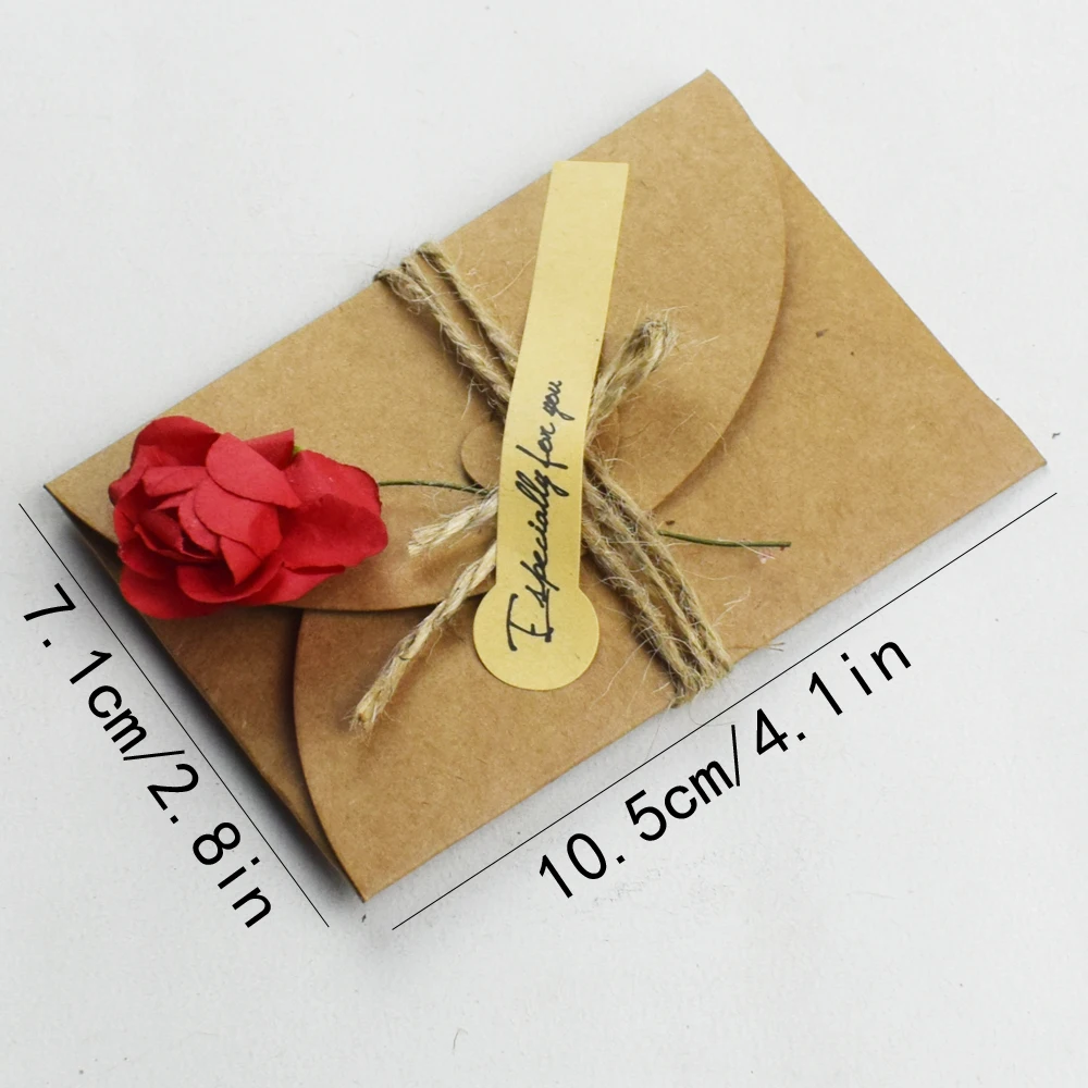 Enveloppes Vieux Rose Lot De 25 - Format B6 12,5x17,6cm - Papier Côtelé Avec Doublure Soie - Pour Invitations