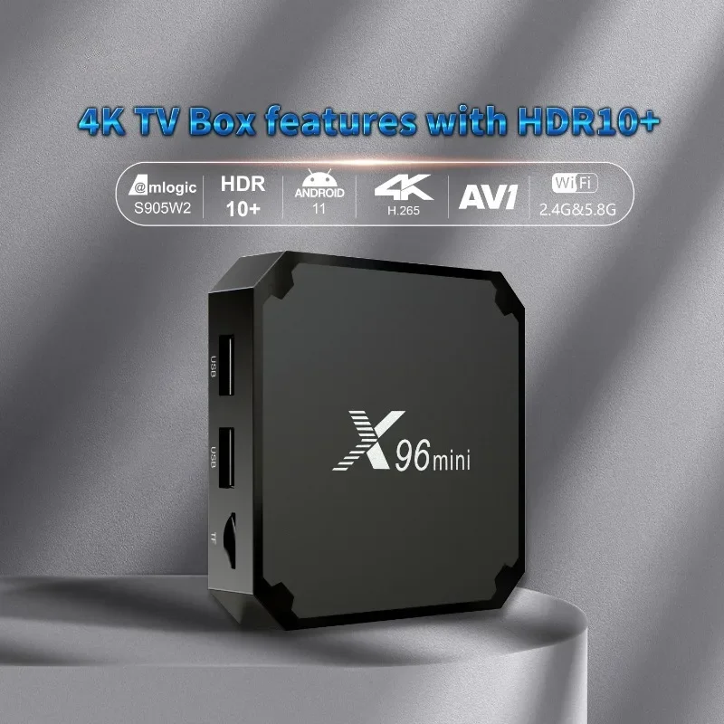 X96 Mini Portable Television Android TV Box Amlogic S905W2 Smart Box WiFi Set Top Box 2
