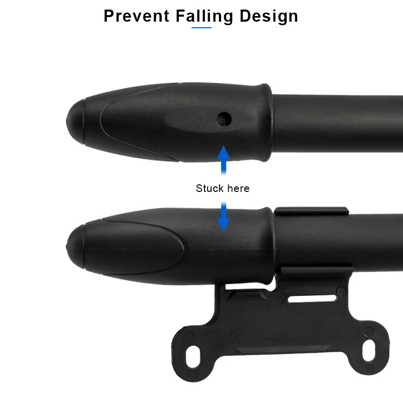 Pompa Per Bici Portatile In Lega Alluminio - Fino A 100PSI, Gonfiaggio Rapido Per Mountain Bike E Non Solo - Foto 2