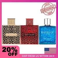 RAYHAAN Fresh Wave Perfumes Arabes Originale Crimson Elixir Eau De Parfum Spray 3.4 Ounce Cologne for Man Hombre