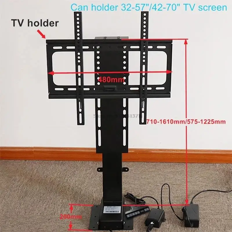 TV Lift Motorized TV Lift TV Automation System with Mounting Brackets  575-1225mm/710-1610mm for 32-57 inch/42-70 inch TV - AliExpress