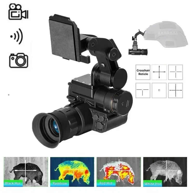 384x288 NVG60 HD Digital Thermal Imaging Helmet Night Vision Goggles  Camera Scope Monocular for Hunting Safety NVG10