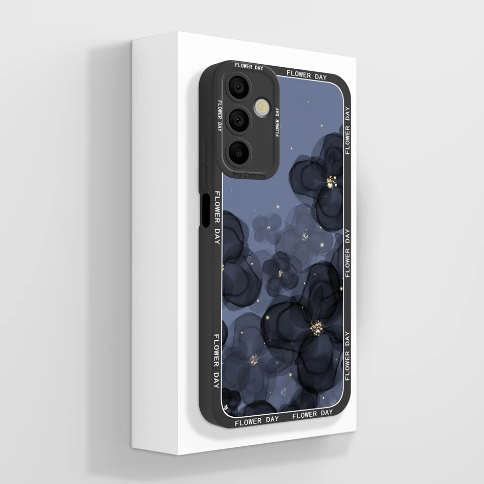 thumbnail image 1 of For Samsung Galaxy A15 Case Artistic Style Full Coverage Anti Choc Liquid Silicone Protector For Samsung A 15 4G 5G Back Cover, 1 of 5