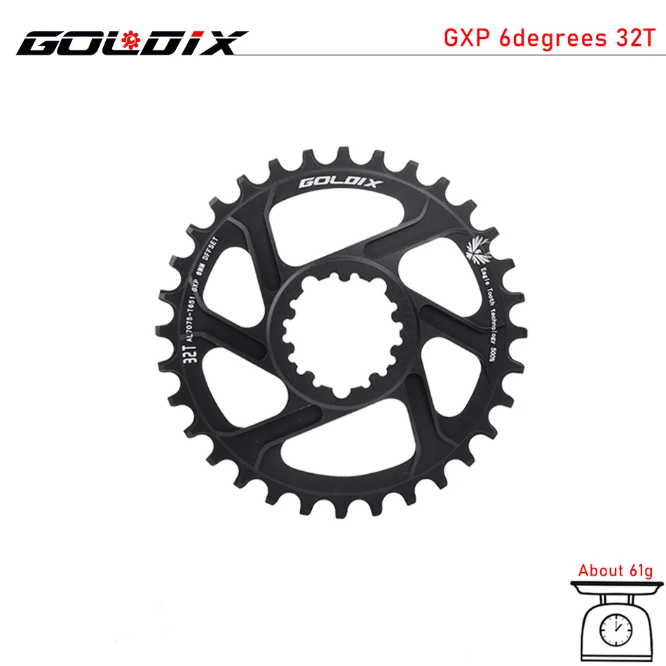 GOLDIX 軽量 チェーンリング　48-32T GXP H9e4ba1853ad2424fa818d7b5492e1