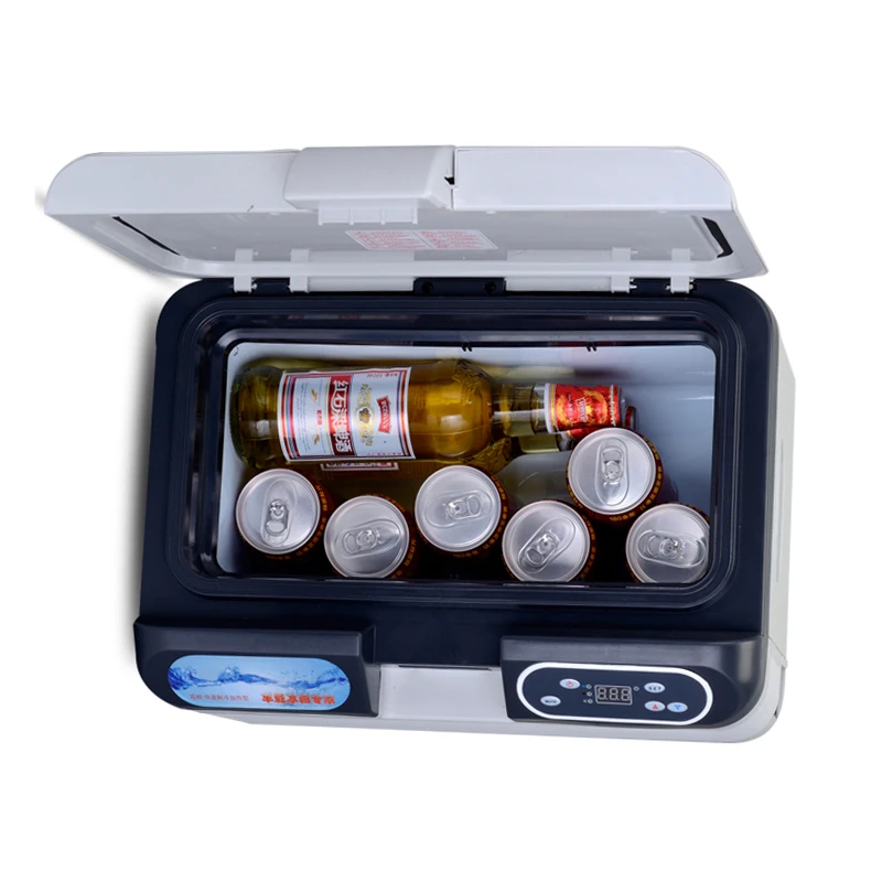 12 Liter 12V 240V Portable Electric Cooler Box Car refrigerator Mini Fridge for Transportation 2m 12v dc replacement car cooler cool box mini fridge cable plug wire car refrigerator cigarette lighter power cord wire