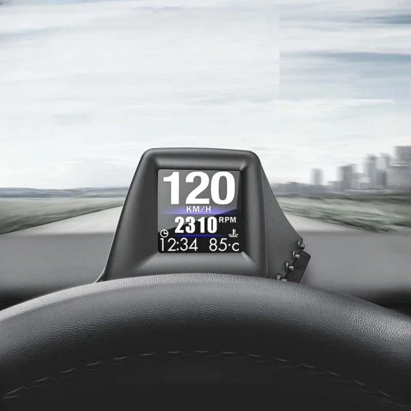 

OBD LCD hud Head-up Display Driving Computer Speed Voltage Water Temperature Fuel Consumption A401