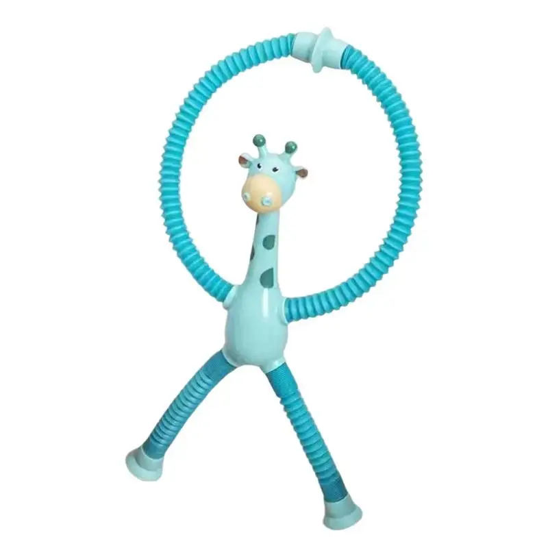 

Children Suction Cup Toys Tubes Stress Relief Telescopic Giraffe Toys Sensory Bellows Toys Anti-stress Squeeze Toy