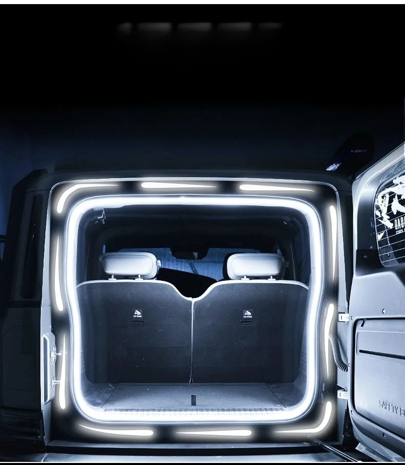 For Geely STARRAY EM-i Car Trunk Ambient Light Automatic Sensing Outdoor Camping Lighting Silicone Led Dynamic Light Strips detail image 3