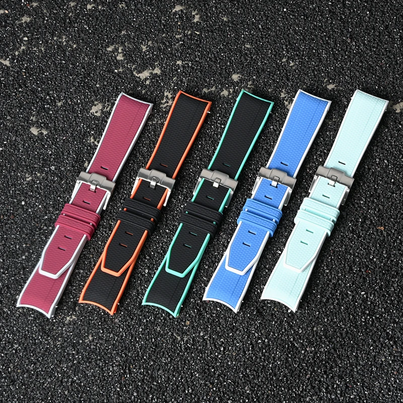 Premium Quick Release Silicone Diver's Wristband - 20mm Elastic Rubber Bracelet