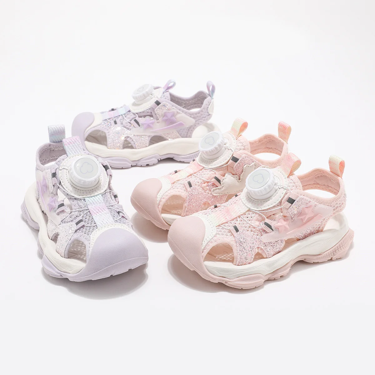 Girls Summer Sandals Non Slip Kids Beach Shoes