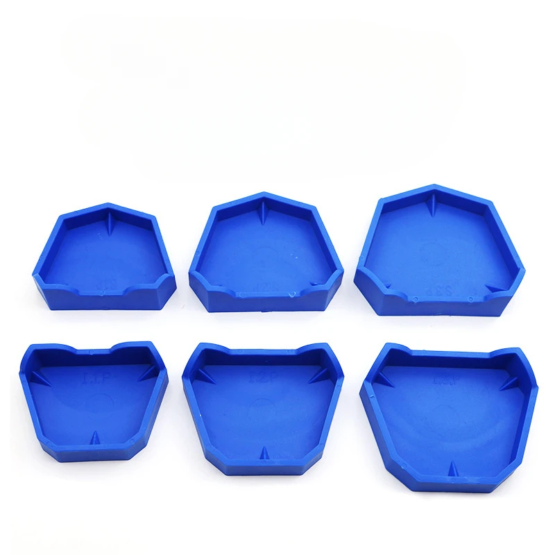 Dental Impression Mold Silicone Rubber Band Foot Denture Base Impression Filling Plaster Base Dental Model Base Oral MaterialNew