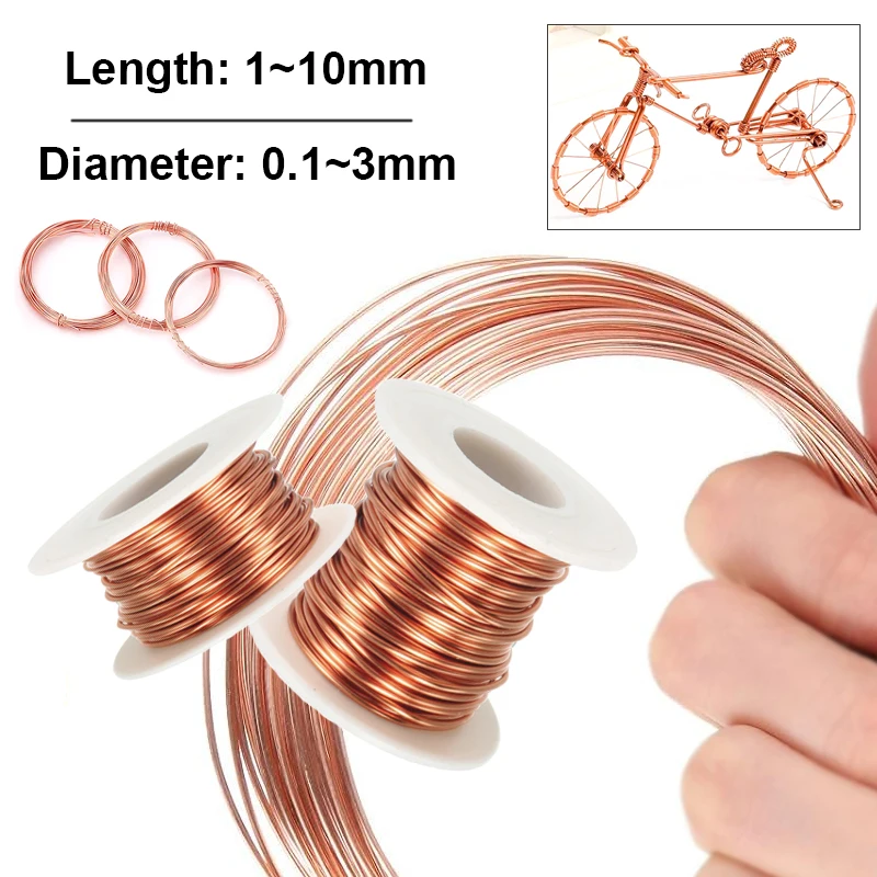 High-Quality Ultra-Fine Conductive Copper Wire - 0.1-3mm Thickness
