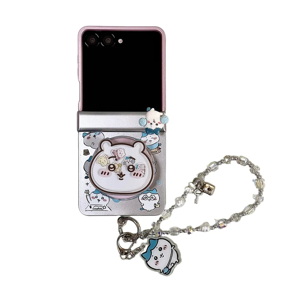 Charming Kawaii Little White Bear Magnetic Stand Phone Case - Cute New Cover