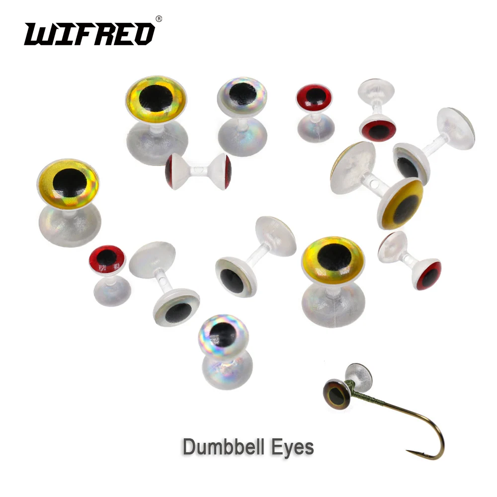 Dumbbell Eyes Fly Fishing Fly Tying Dumbbell Eyes 3d Lure Fly Eyes