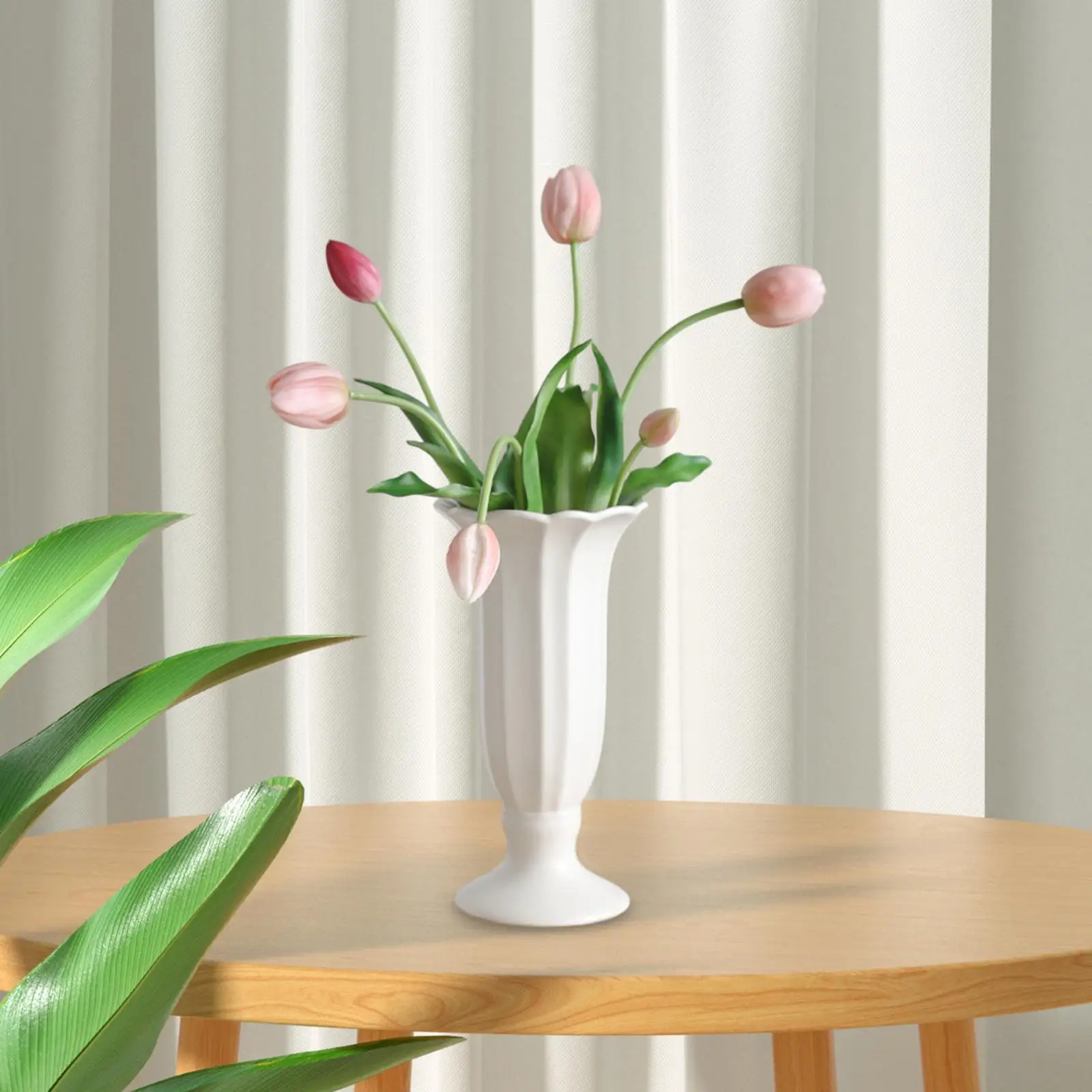 Flower Vase Floral Arrangement Minimalist Aesthetic Modern Container Centerpiece
