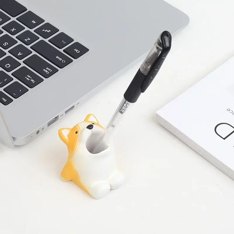 1PC Cute Cartoon Animal Toothbrush Holder Creative Home Decor Bathroom Bathroom Dental Storage Rack Cute Pencil Holder