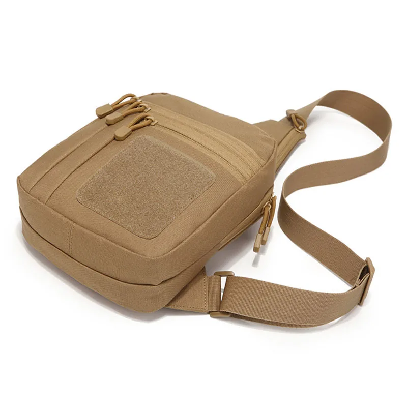 Men's Outdoor Tactical Peito Bag, impermeável, equitação, montanhismo, Combate, Oxford