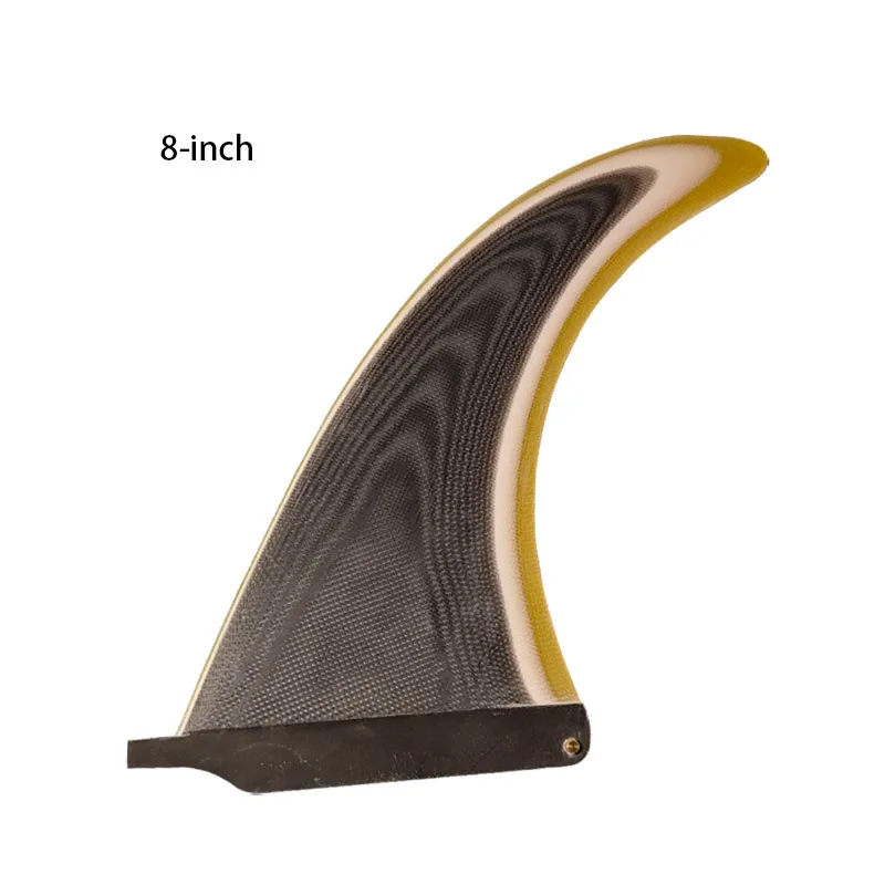 NEW Longboard Fin Fiberglass 6/7.5/8/8.5/9.5inch Single Fin  Surf Fins For Sup Central Surf Fin Multicolor Surfboard Fin quillas 2