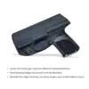 B.B.F Make Ruger SR9C Holster - Ruger SR40C Holster IWB Kydex Holster Custom Fit: Ruger SR9C / Ruger SR40C Pistol 3