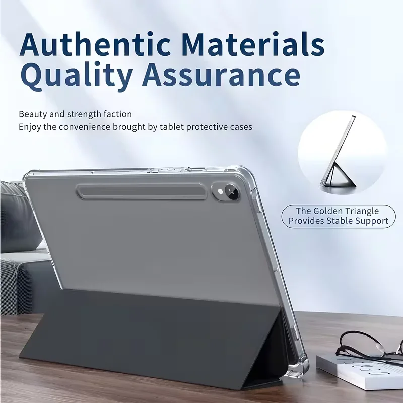 Matte Transparent Back Cover with S Pen Holder