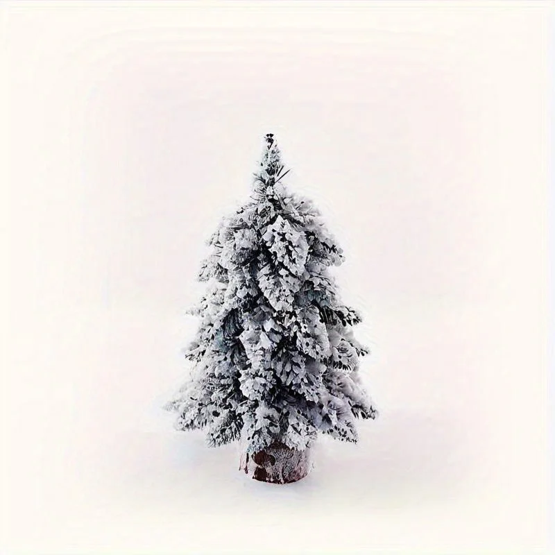 Mini Snowy Christmas Tree, DIY Christmas Tree, for Christmas Autumn Thanksgiving and Indoor Party Christmas Decoration