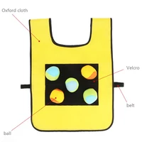 Sticky Dodge Ball Game Vest Outdoor Sports Toy Jersey Fabric  Props Throw Catch Soft Fleece Balls Safe for Kids Teens Adults 3
