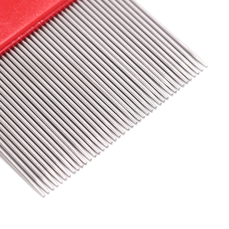 Dogs cats hair removal comb stainless steel lice comb lice flea nit hair pet cleaning tools