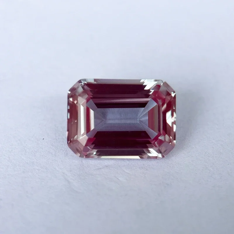 Alexandrit Smaragdschliff VVS1 Laborgezüchteter Edelstein Farbwechselnder Stein DIY Ring Halskette Ohrringe Hauptmaterialien mit Zertifikat