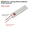 1S 3S 4S 18650 Lithium Battery Pack Battery Level Display Panel LED Percentage Indicator Tester Li-po Li-ion Capacity Indicator 4