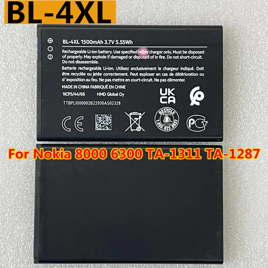 Original-New-1500mAh-BL-4XL-BL4XL-1150mAh-BL-4WL-Battery-For-Nokia-8000 ...