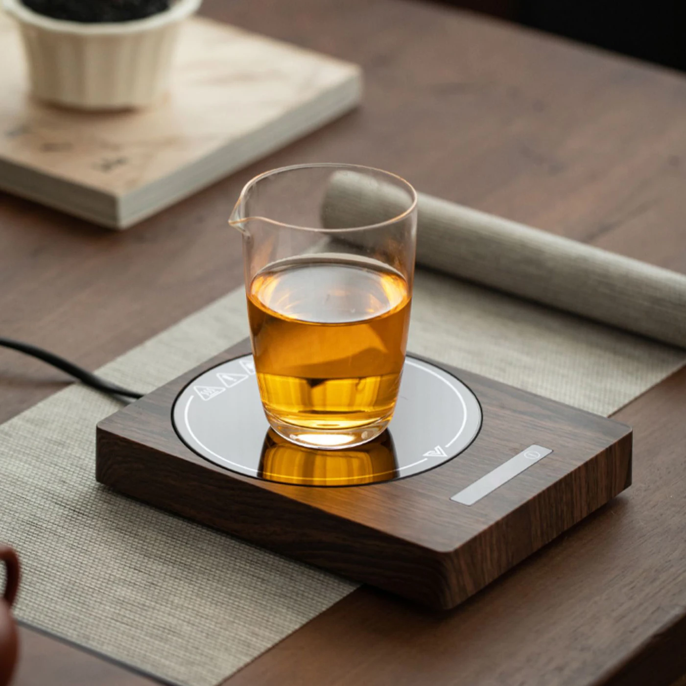 100°C Cup Heater Mug Warmer Hot Tea Maker 5 Gear Warmer Coaster 200W Heating Pad Electric Hot Plate For Milk Tea Water 220V 3