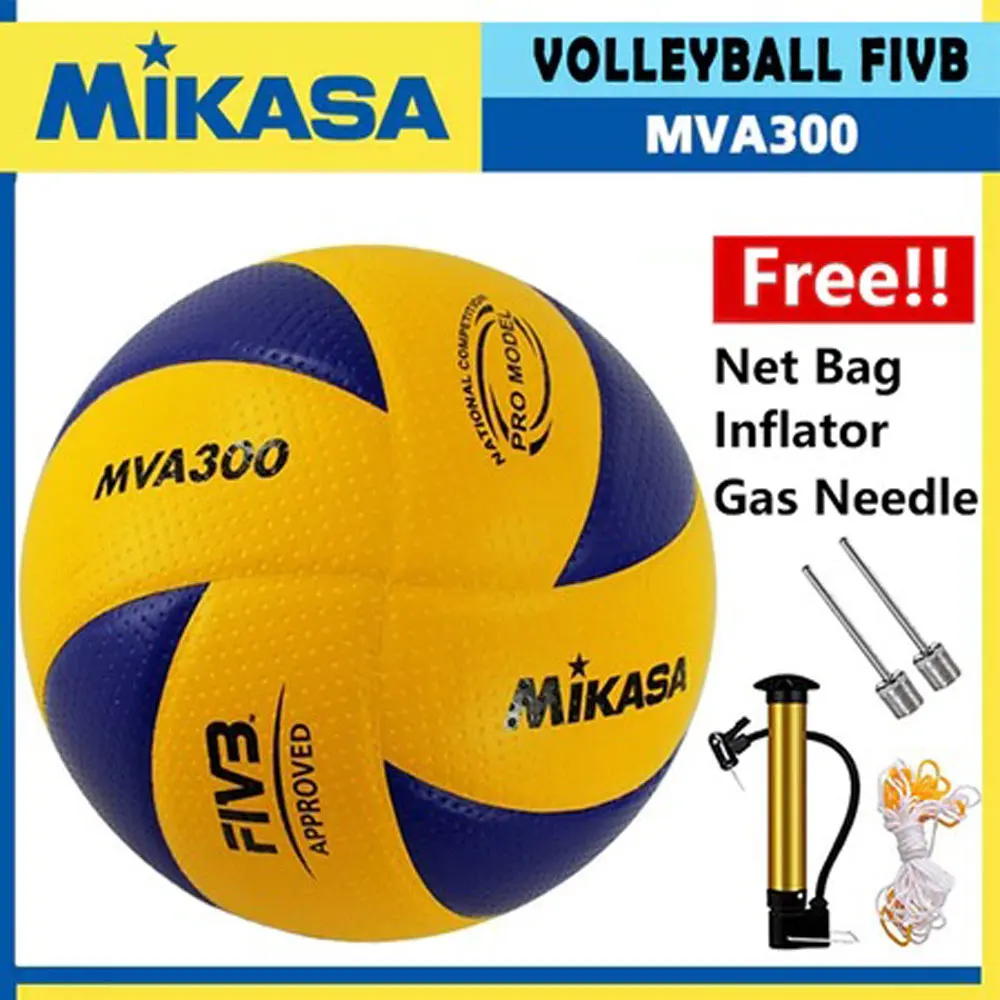 Model300, Super Hard Fiber, Boy Christmas Gift Volleyball, Brand, Competition, Size 5, Free: air pump + air needle + bag volleyball ball