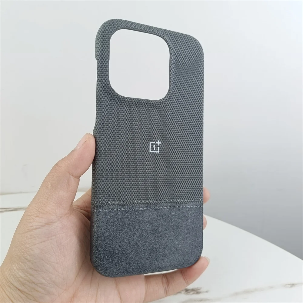 Luxury Matte Cotton Linen Leather Phone Case - Simple Shockproof Protective Cover