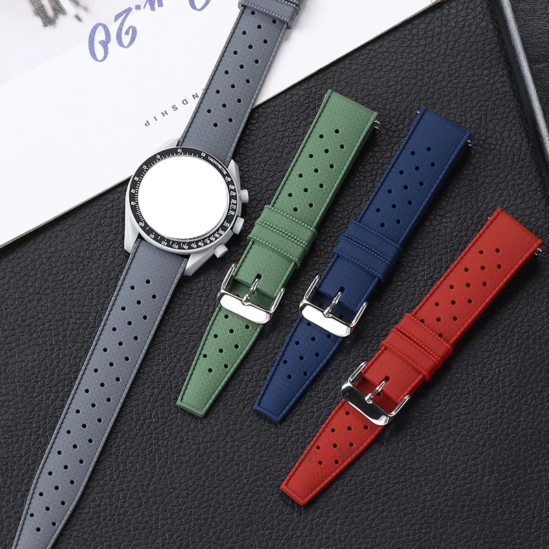 Tropical Silicone Quick Release Waterproof Watchbands