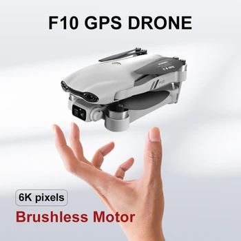 4DRC F10 RC Drone GPS 6K HD Doppia Fotocamera Grandangolo 5G WIFI Fpv Quadcopter Brushless Pieghevole Evitamento Ostacoli Antenna UAV 2KM